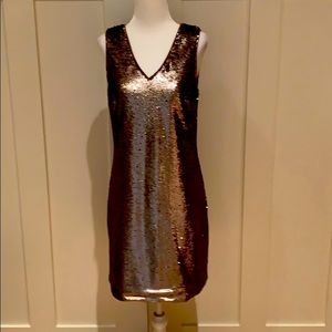 BANANA REPUBLIC SHORT SEQUIN DRESS SIZE 2
